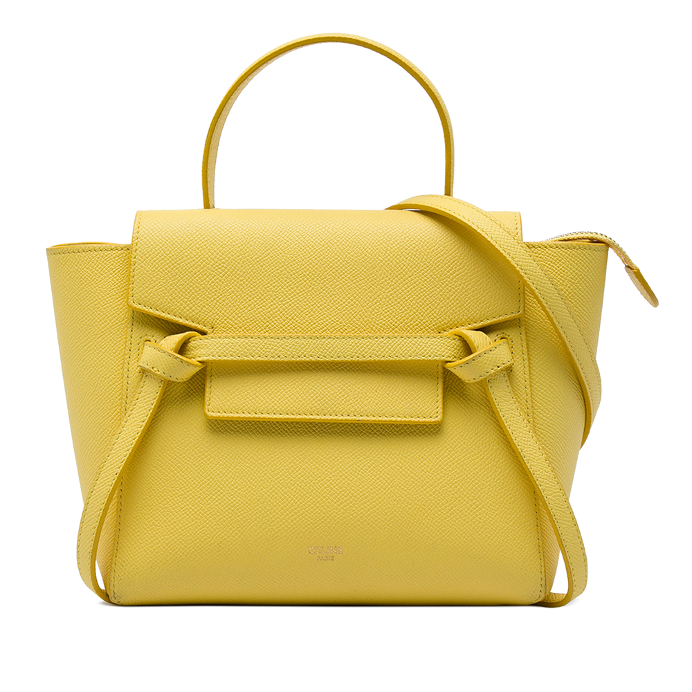 Pre-Loved Celine Nano Grained Calfskin Belt Bag